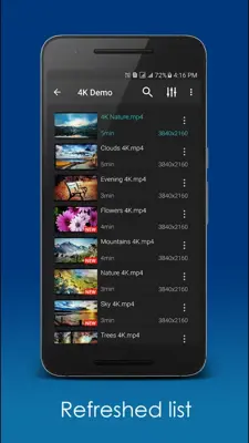 Video Player 2019 android App screenshot 1